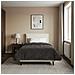 Duvet Estivo Antracite 140 x 220 cm Microfibra e Fleece Teddy - Foto miniatura 2