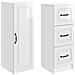 Set di armadi 2 pcs Bianco Lucido 33 x 34,5 x 87 cm - Foto miniatura 3