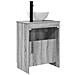 Mobile da bagno con lavabo Sonoma grigio 54 x 35 x 83 cm - Foto miniatura 5