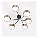 Lampada A Sospensione Maga In Acciaio Nero E Rattan - Foto miniatura 2