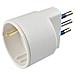 Adattatore Spina 10a, 2p+T, Presa 10/16a, 250 V - Foto miniatura 1