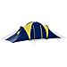 Tenda da Campeggio in Poliestere per 9 Persone Blu e Giallo - Foto miniatura 8