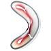 Crocco Medium - Wall Lamp Pink - Foto miniatura 1