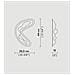 Crocco Medium - Wall Lamp Pink - Foto miniatura 2
