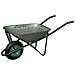 Carriola Da Giardino Edilizia Cantiere 80 Lt Vasca Zincata Con Ruota Pneumatica - Foto miniatura 1