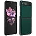 Cover Samsung Galaxy Z Flip Rigida In Vera Pelle Due Parti Verde Scuro - Foto miniatura 1