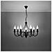 Minerwa 7 - Lampadario In Acciaio, Colore: Nero - Foto miniatura 16