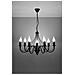 Minerwa 7 - Lampadario In Acciaio, Colore: Nero - Foto miniatura 4