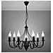 Minerwa 7 - Lampadario In Acciaio, Colore: Nero - Foto miniatura 8