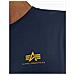 Basic T Small Logo T-shirt, Blu Marino (new Navy), M Uomo - Foto miniatura 3