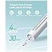 Spazzolino Elettrico Ricaricabile 4 Ore Calcolo Minimo 30 Giorni Usare Dentisti Raccomandano Spazzolino Da Denti Con 5 Opzionale Modi Impermeabili Completamente Lavabile 3 Teste Pennello Bianco Di Fairywill - Foto miniatura 2