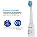 Spazzolino Elettrico Ricaricabile 4 Ore Calcolo Minimo 30 Giorni Usare Dentisti Raccomandano Spazzolino Da Denti Con 5 Opzionale Modi Impermeabili Completamente Lavabile 3 Teste Pennello Bianco Di Fairywill - Foto miniatura 4