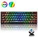 60 Di Gioco Allineare Meccanica Tastiera Tastiera Impermeabile Tipo C Wired 68 Tasti Retroilluminato A Led Usb 18 Chroma Rgb Retroilluminazione Completa Chiavi Per I Giocatori E Dattilografi Anti-ghosting (nero Blu Switch)  - Foto miniatura 1