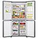 Frigorifero 4 Porte GML844PZ6F Smart Total No Frost Classe F Capacità Lorda 570 Litri Colore Inox Premium - Foto miniatura 3