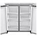 Frigorifero 4 Porte GML844PZ6F Smart Total No Frost Classe F Capacità Lorda 570 Litri Colore Inox Premium - Foto miniatura 5