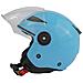 City Casco Jet Moto Visiera Doppia Ece 22-05 Certificato Scooter Azzurro S - Foto miniatura 7