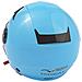 City Casco Jet Moto Visiera Doppia Ece 22-05 Certificato Scooter Azzurro S - Foto miniatura 8