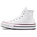Scarpe Chuck Taylor All Star Eva Lift Platform Hi Taglia 38 Codice 272856c Bianco - Foto miniatura 2