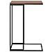 Tavolino da Salotto Nero 40x30x59 cm in Legno Multistrato - Foto miniatura 3