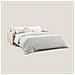 Megan Divano Letto Matrimoniale In Microfibra Smacchiabile T11 Tortora - Foto miniatura 6
