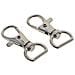 Anelli Semitondi Girevoli Con Moschettone 10 Pz Silver 1.5 Cm - Foto miniatura 2