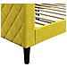 Letto Da Giorno Giallo 90x200 Cm In Velluto - Foto miniatura 5