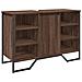 Mobile Lavabo Bagno Rovere Marrone 91x35x60cm In Truciolato - Foto miniatura 2