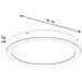 Lampada A Soffitto Onyx 50 Nero Led 3000k Sl. 1246 - Minimalista Lampade Da Soffitto Nero 6x50x50 Cm - Foto miniatura 2