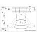 Lampada A Soffitto Onyx 50 Nero Led 3000k Sl. 1246 - Minimalista Lampade Da Soffitto Nero 6x50x50 Cm - Foto miniatura 3