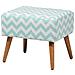 Sgabello Manteo Cotone Verde Menta - Foto miniatura 3