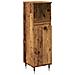 Armadietto Da Bagno Legno Antico 30x30x100 Cm In Truciolato - Foto miniatura 2