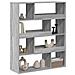 Libreria Grigio Sonoma 100x33x125,5 Cm In Legno Multistrato - Foto miniatura 3