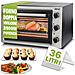 Forno Elettrico 36 Litri 1600w Fornetto Ventilato Timer E Spegnimento Automatico - Foto miniatura 1