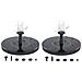 Fontana Decorativa Ad Energia Solare 13 Cm Nera - Foto miniatura 1