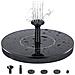 Fontana Decorativa Ad Energia Solare 13 Cm Nera - Foto miniatura 2