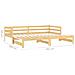 Dormeuse Estraibile 2x (90x200) Cm In Legno Massello Di Pino - Foto miniatura 7