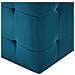 Comodini 2 Pz Blu 30x30x30 Cm In Tessuto Vellutato - Foto miniatura 5