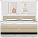 Testata letto design semplice verde chiaro grigio 200 cm in tessuto corduroy - Foto miniatura 3