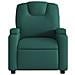 Poltrona Elettrica Reclinabile Verde Scuro in Tessuto - Foto miniatura 9