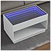 Tavolino da Salotto con LED Infinity Bianco 90x50x50 cm - Foto miniatura 2