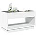 Tavolino da Salotto con LED Infinity Bianco 90x50x50 cm - Foto miniatura 4