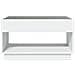 Tavolino da Salotto con LED Infinity Bianco 90x50x50 cm - Foto miniatura 6