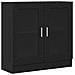 Mobile per libri  Nero Rovere 82,5x30,5x80 cm in legno ingegnerizzato - Foto miniatura 1