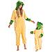 Pigiama Per Bambini Kigurumi Onesie Star Wars Yoda Giallo 115-125 Cm - Foto miniatura 7