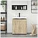 Mobile per lavabo da bagno TULUM rovere sonoma 60 x 34 x 63 cm - Foto miniatura 2