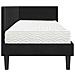 Cornice del letto ad angolo Nero 80 x 200 cm Velluto - Foto miniatura 9
