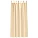 Tende con tende 2 pcs Crema 245x140cm Poliestere - Foto miniatura 4