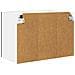 Armadio pensile Riga 2 pcs Rovere Nero 60 x 31 x 40 cm - Foto miniatura 9