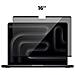 Protezione Schermo Per Macbook Pro 16"" Anti-spia Fissaggio Magnetico, Nero Transparente - Foto miniatura 4