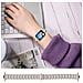 Cinturino In Acciaio Inossidabile Compatibile Con Xiaomi Band 8 Pro / 9 Pro, Redmi Watch 4/5 - Design A Tre Perle Finte Starlight - Foto miniatura 4